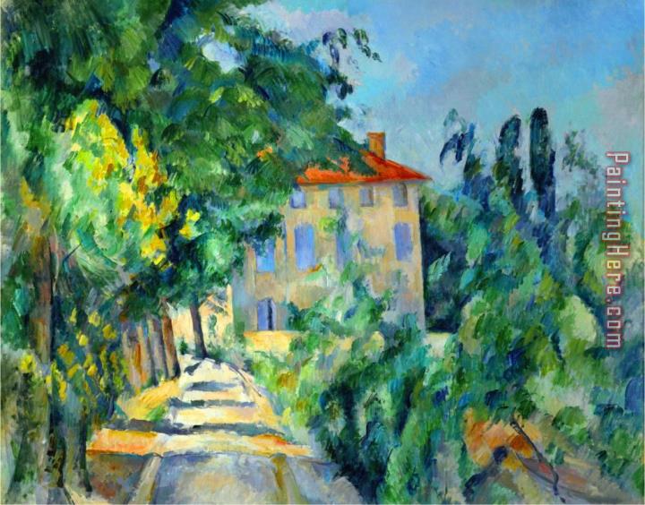 Paul Cezanne Maison Au Toit Rouge House with a Red Roof 1887 90